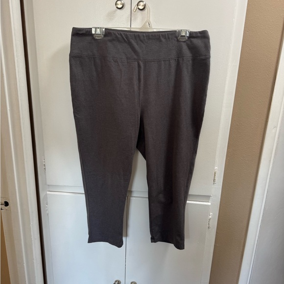 Just My Size Pants - Just My Size Women's Gray Cropped Leggings 2X 18 W/ 20 W